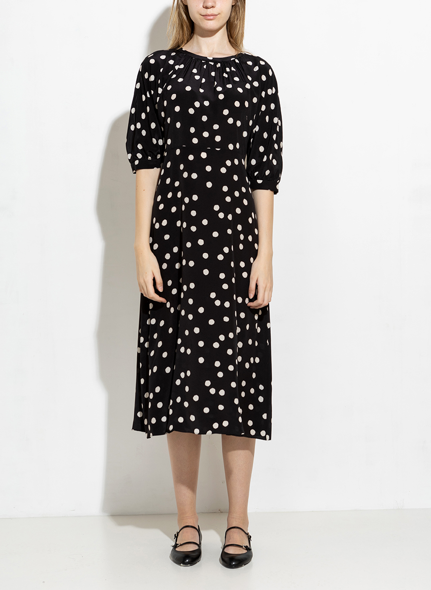 Рокля с принт 'Polka-Dot' 'S Max Mara Demetra 