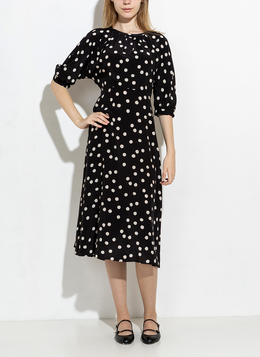 Рокля с принт 'Polka-Dot' 'S Max Mara Demetra 