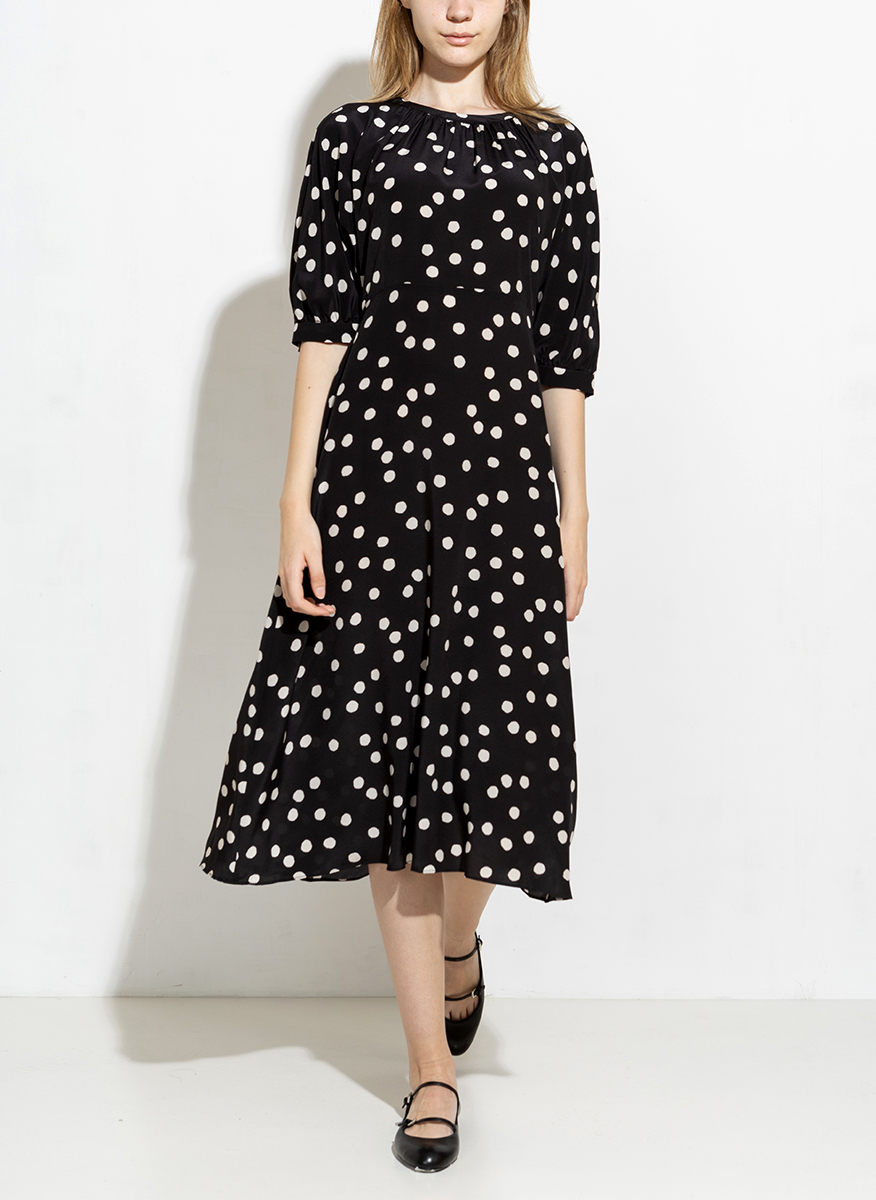 Рокля с принт 'Polka-Dot' 'S Max Mara Demetra 