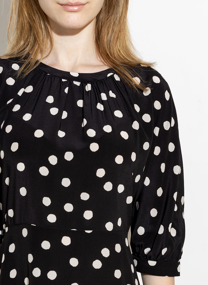 Рокля с принт 'Polka-Dot' 'S Max Mara Demetra 