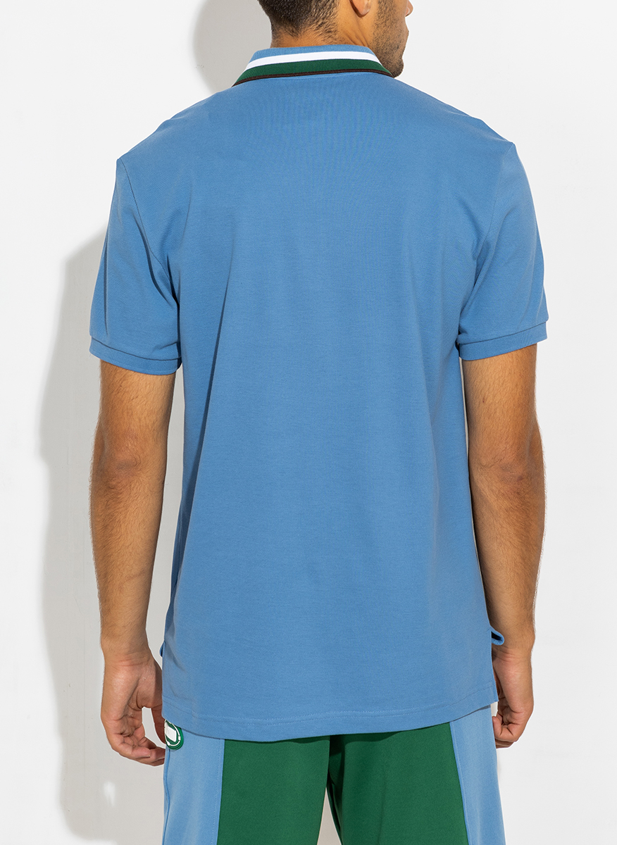 Moschino polo shirt with stripe detail