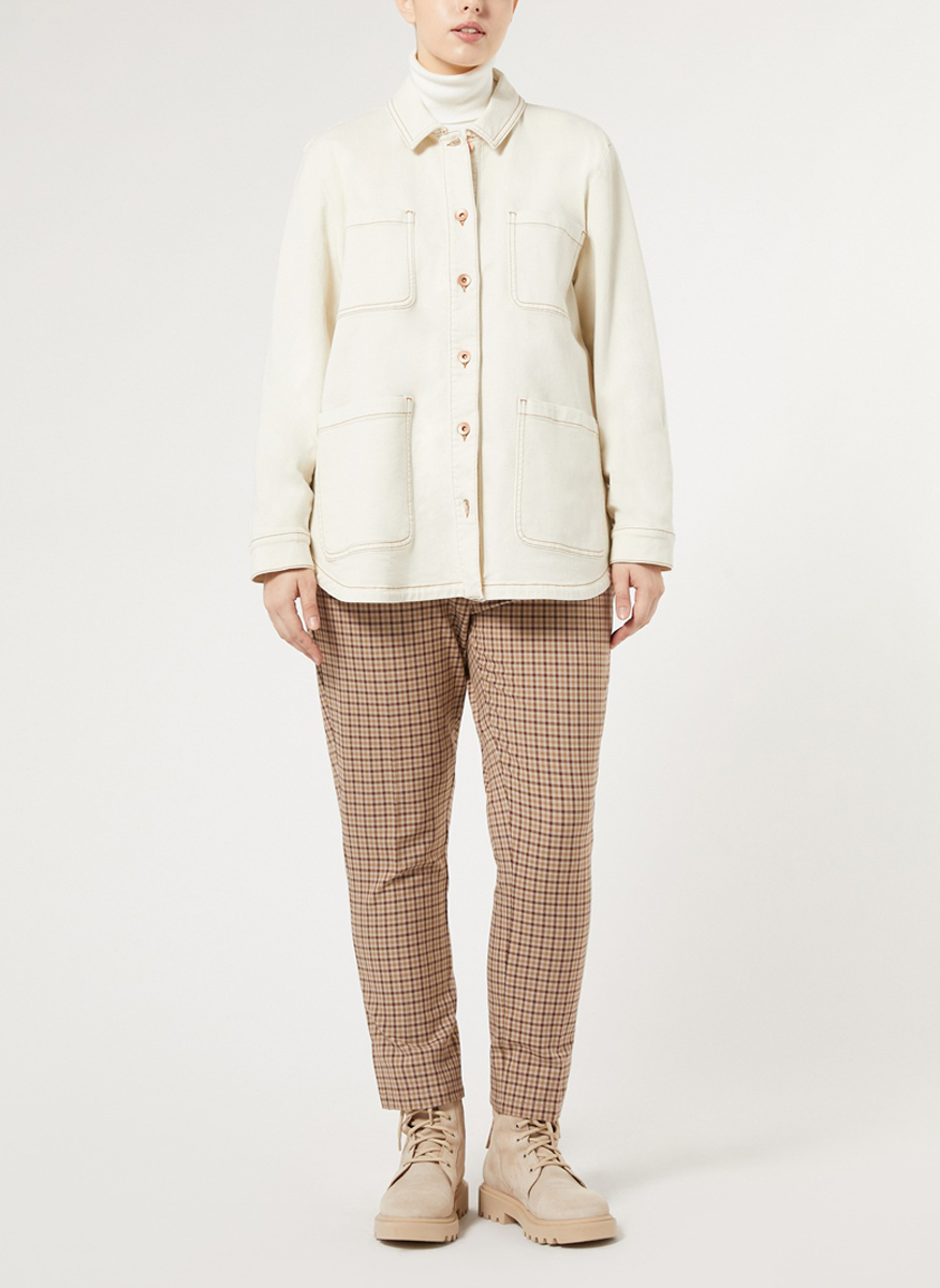 Marina Rinaldi Rossana viscose blend trousers
