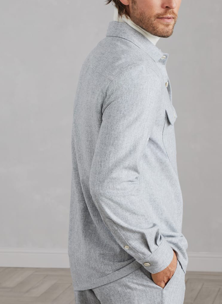 Brunello Cucinelli overshirt in virgin wool