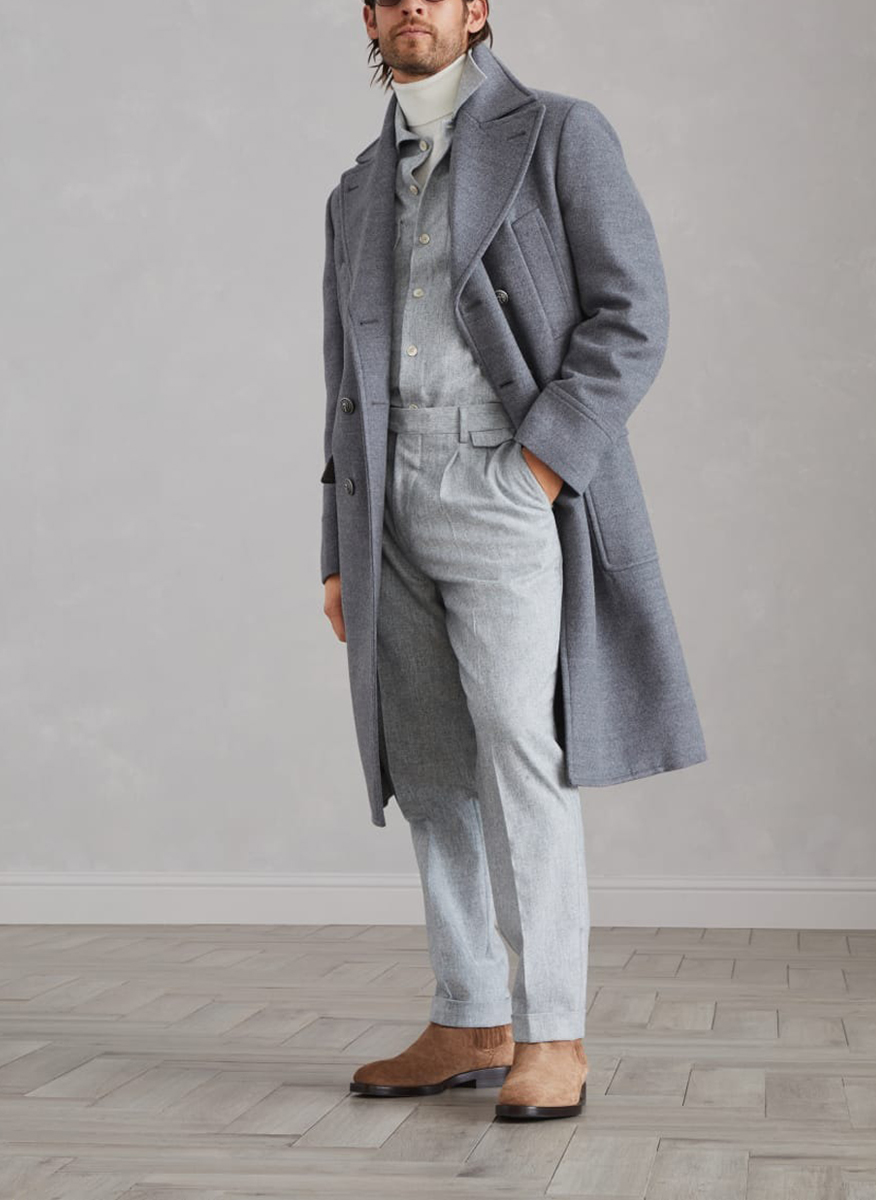 Brunello Cucinelli overshirt in virgin wool
