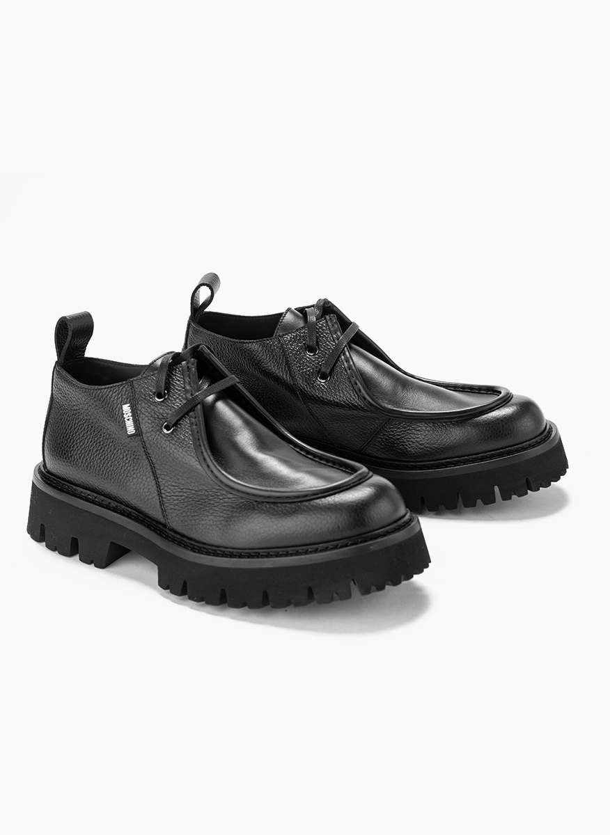 Moschino leather shoes