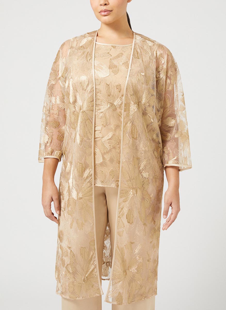  Marina RInaldi Echo 'Sparkling Еmbroidery' tunic