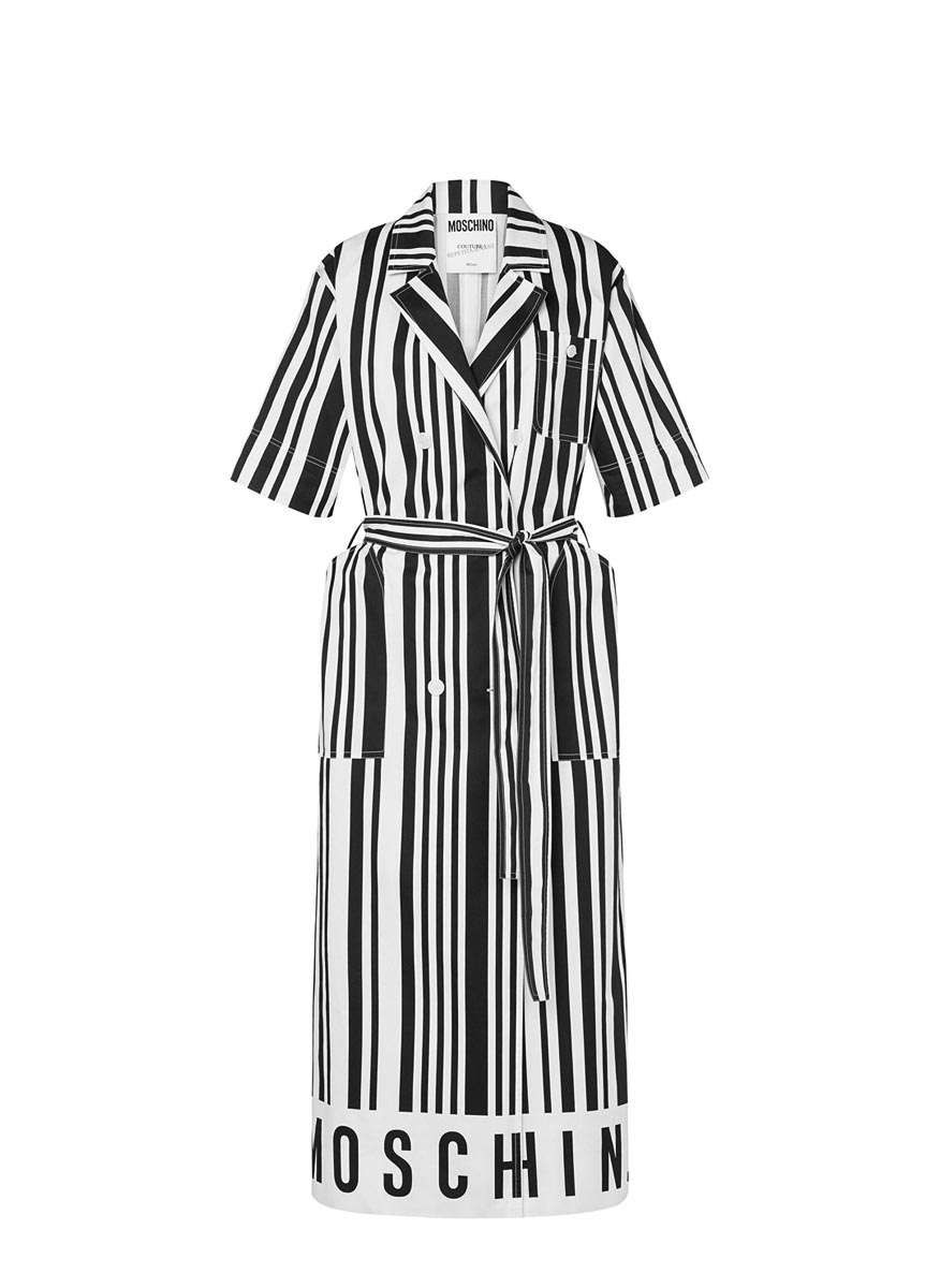 Moschino 'Barcode Archive' midi dress