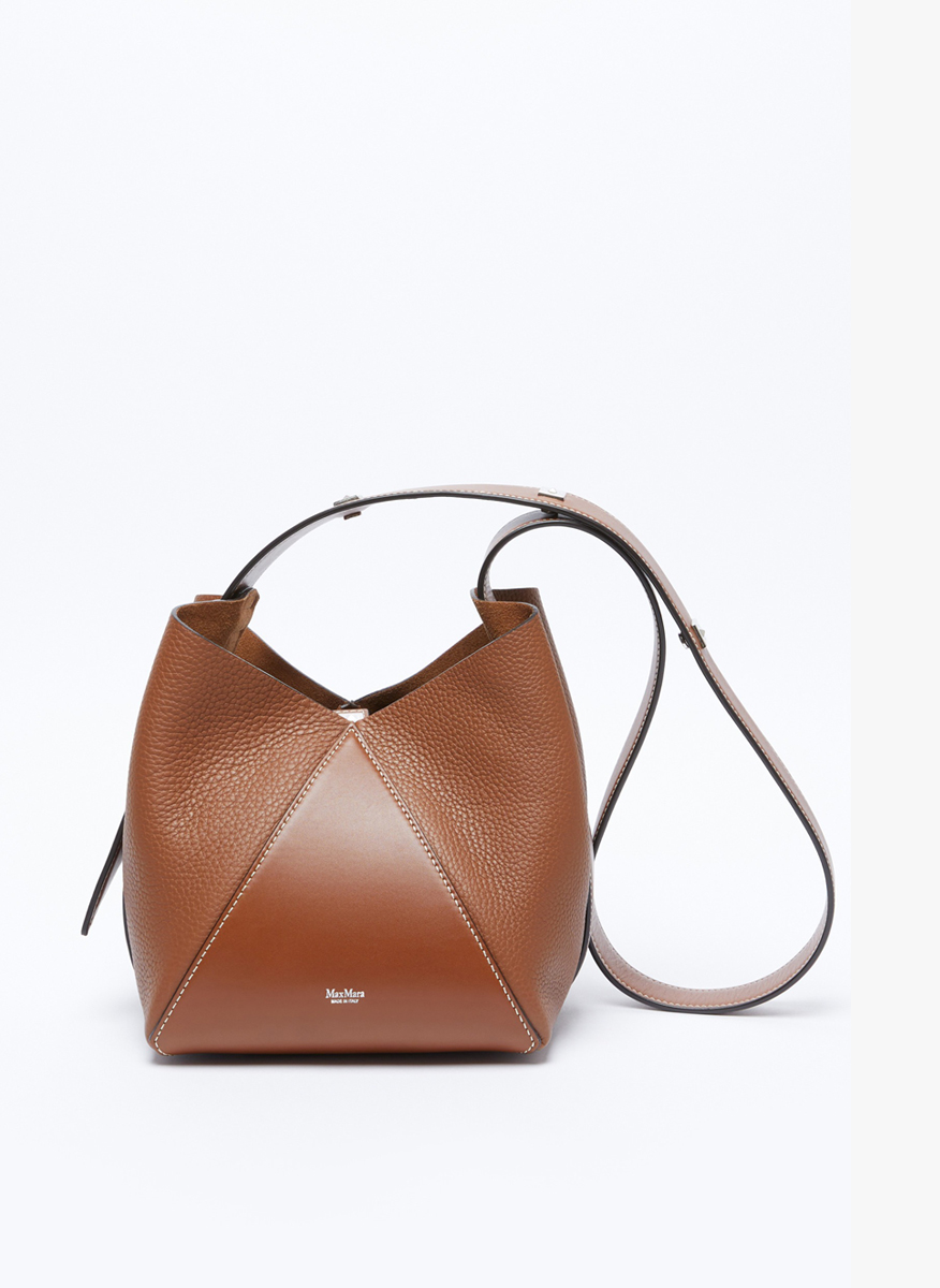 Max Mara MMbuckets leather bag