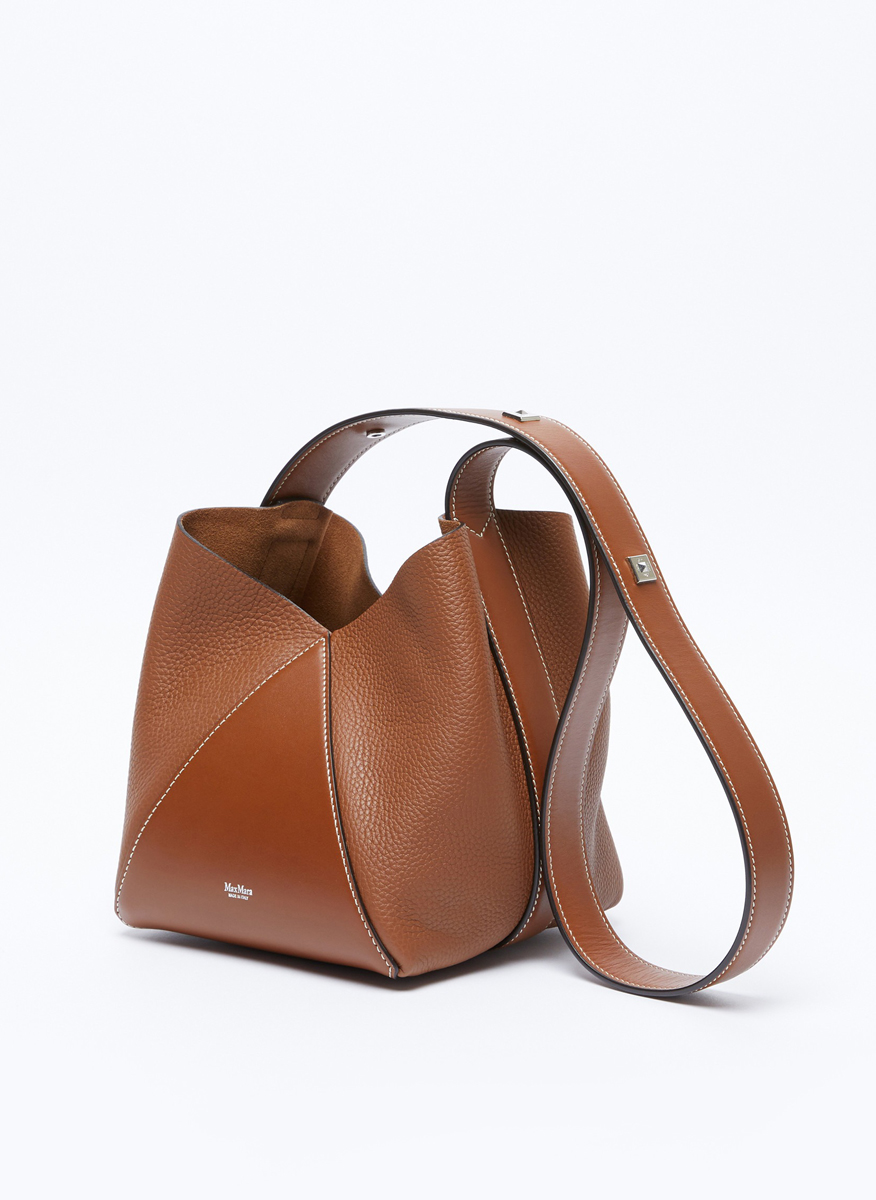 Max Mara MMbuckets leather bag