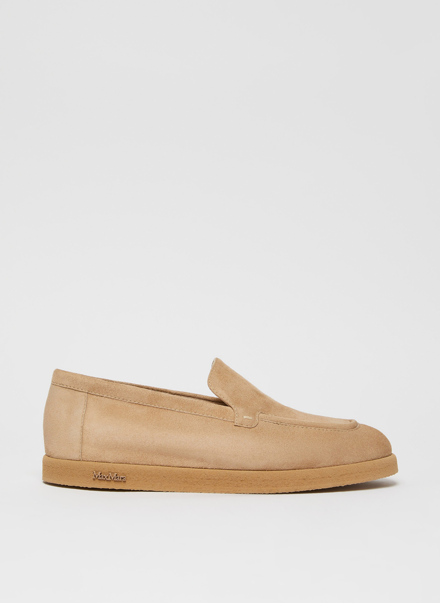 Велурени мокасини Max Mara Softloafer