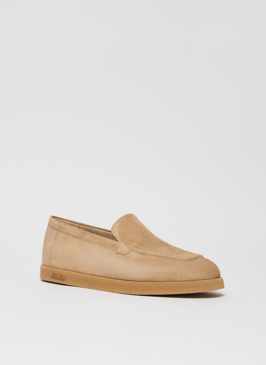Велурени мокасини Max Mara Softloafer