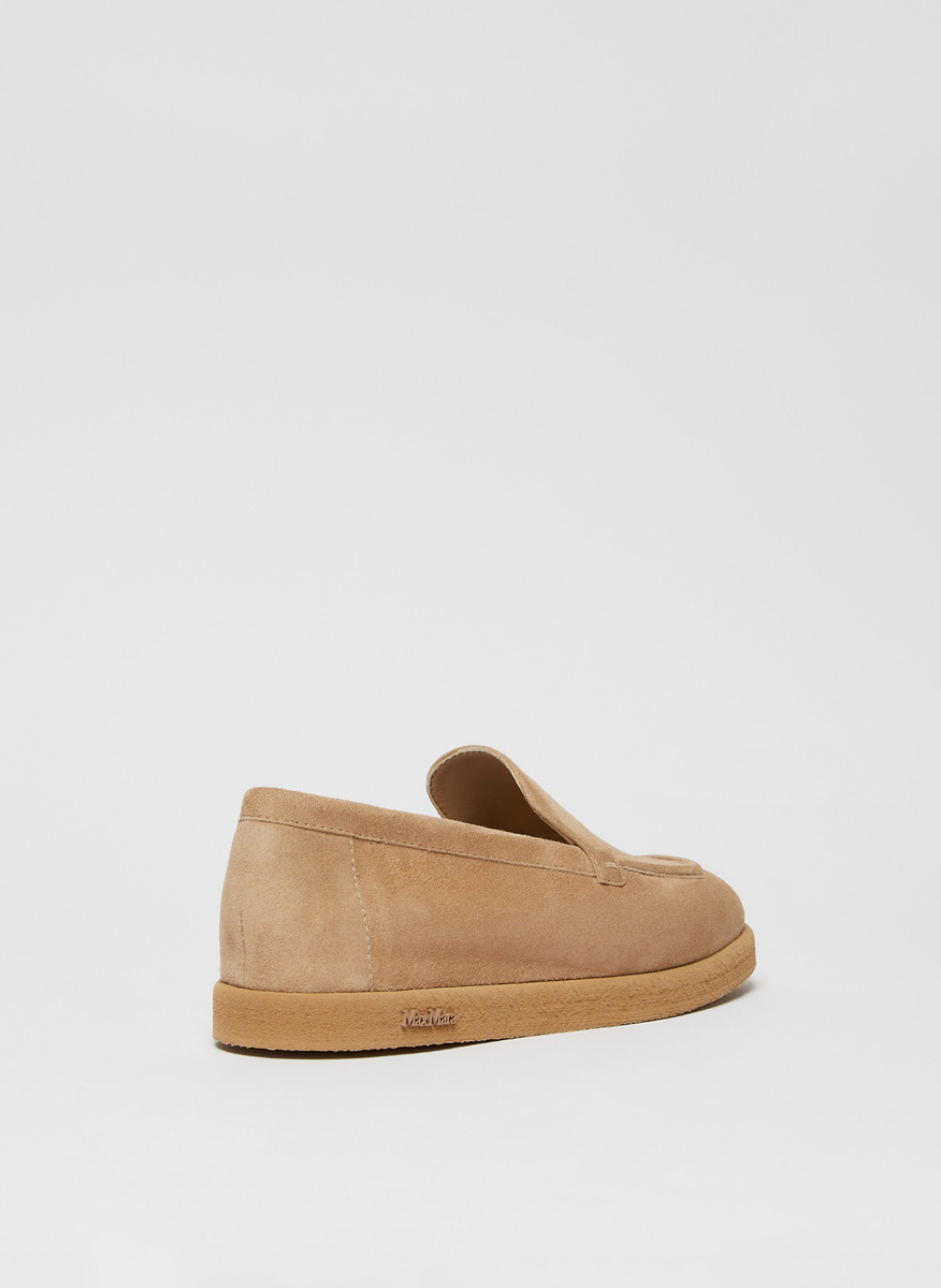 Велурени мокасини Max Mara Softloafer
