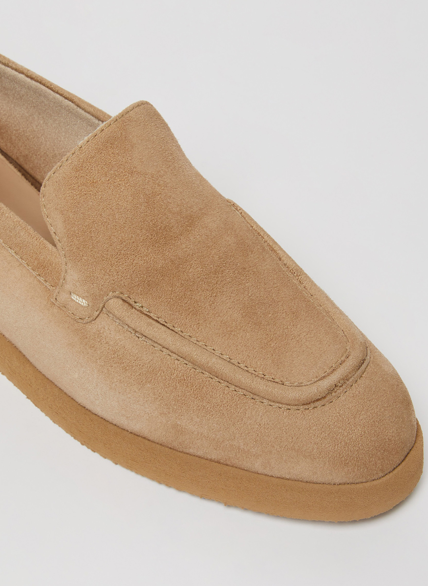 Велурени мокасини Max Mara Softloafer