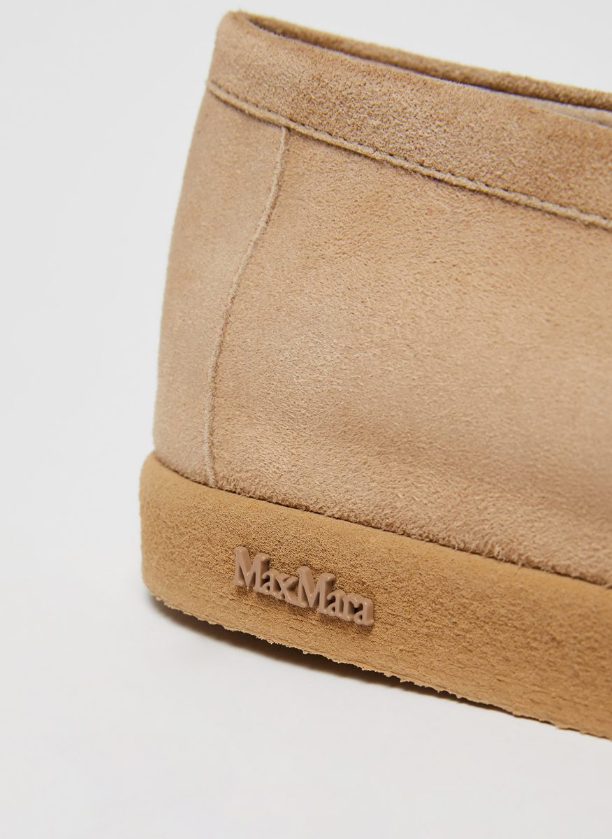 Велурени мокасини Max Mara Softloafer
