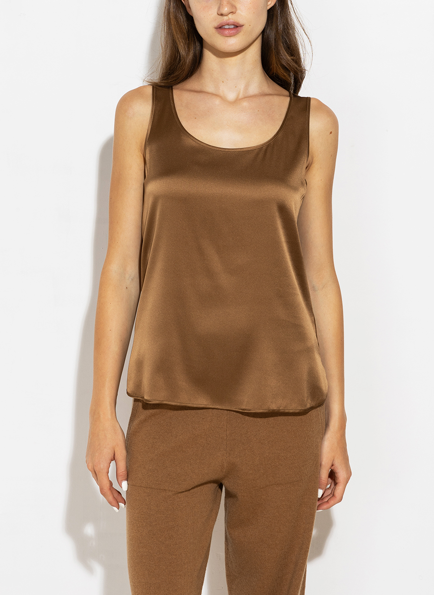 Топ от коприна Max Mara Leisure Pan