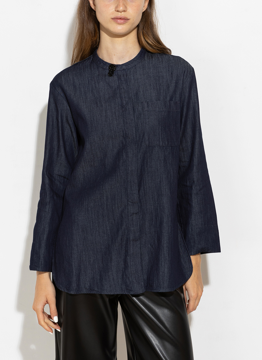 'S Max Mara Ricamo denim shirt