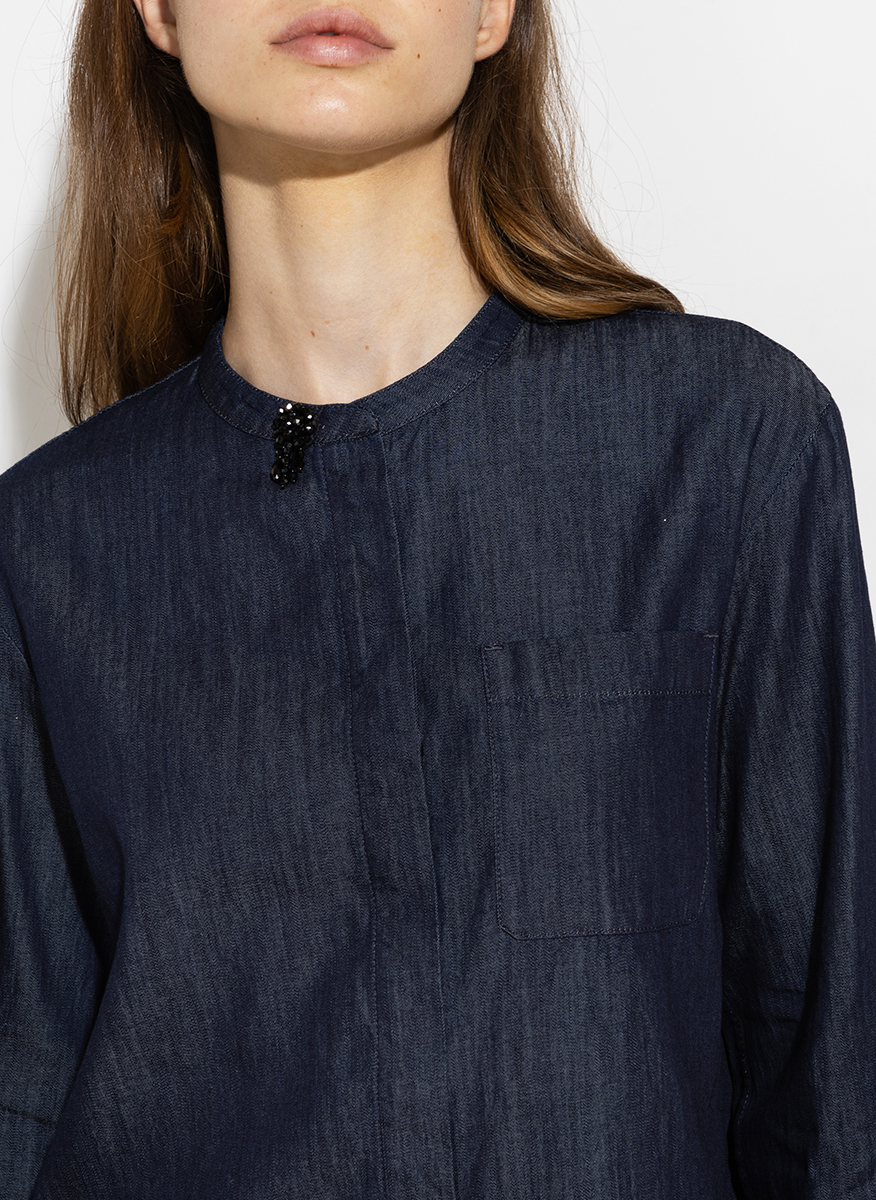 'S Max Mara Ricamo denim shirt