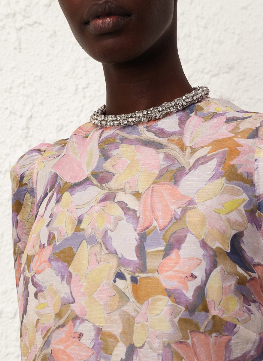 Мини рокля 'Illustration Diamante' Zimmermann