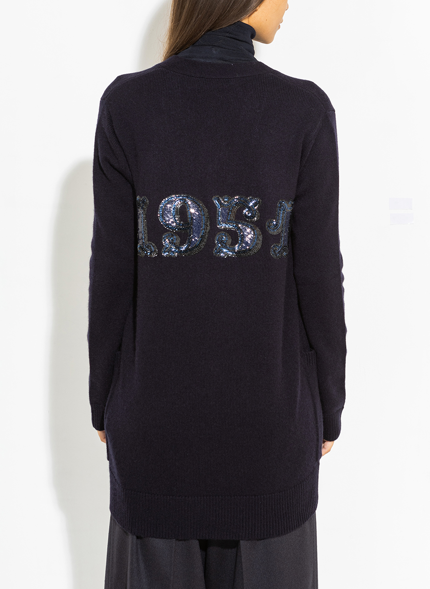 Max Mara Villar cardigan with sequins