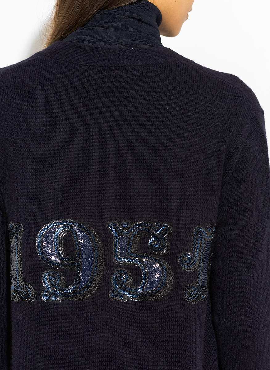 Max Mara Villar cardigan with sequins