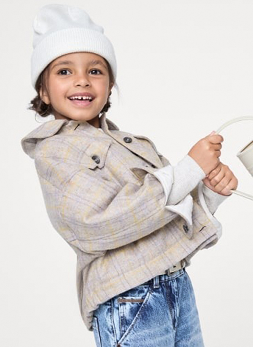 Разкроен деним с монили Brunello Cucinelli Kids 12