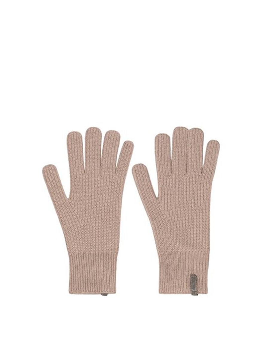 Ръкавици от 100% кашмир Brunello Cucinelli Kids M