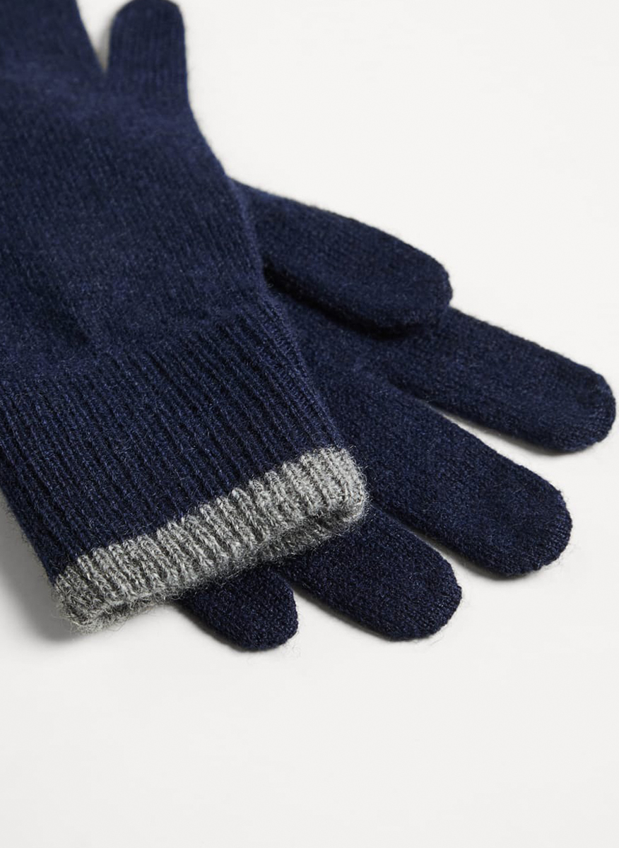 Ръкавици от 100% кашмир Brunello Cucinelli Kids M