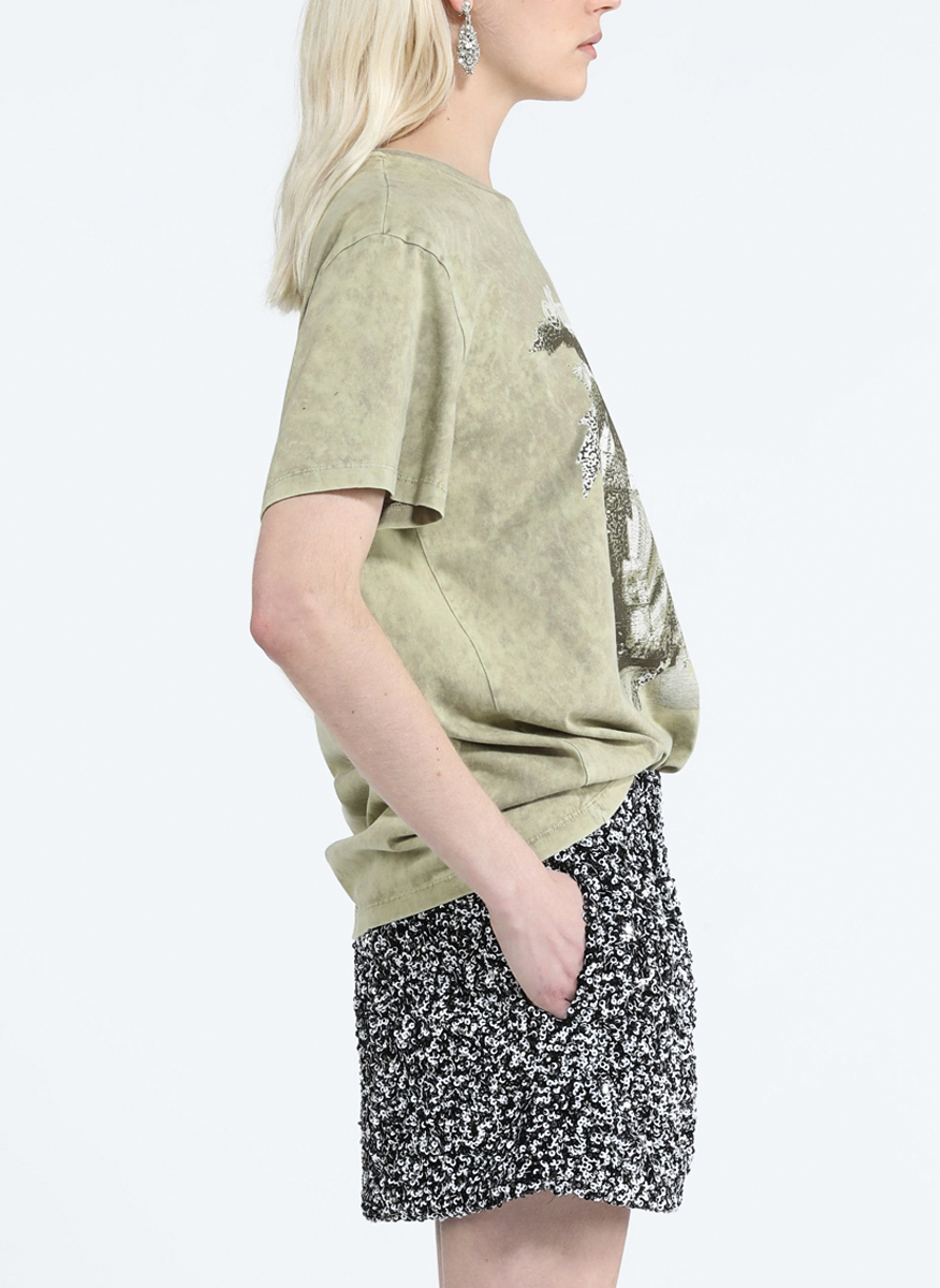N°21 cotton t-shirt with print