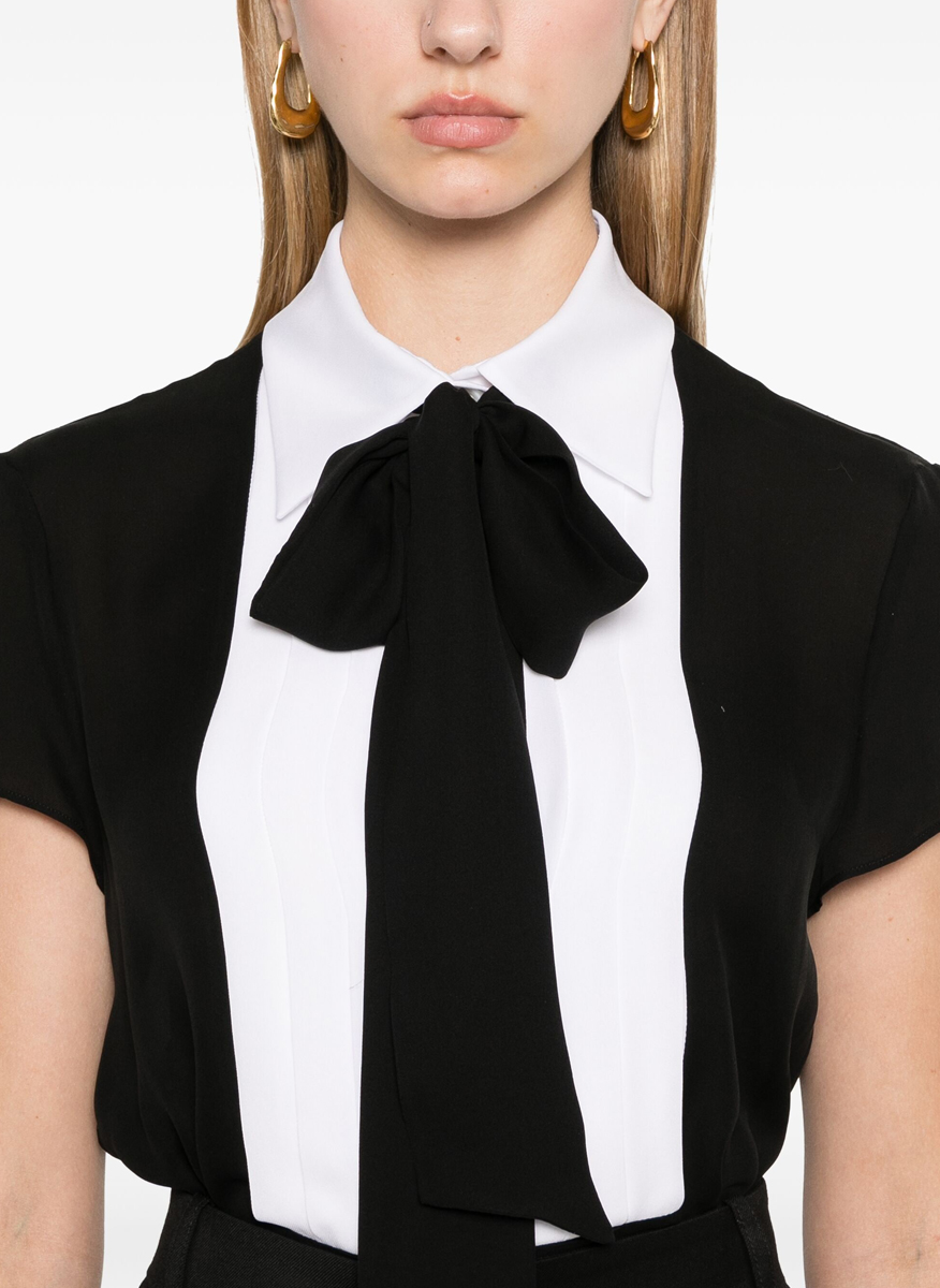 Блуза с панделка Moschino
