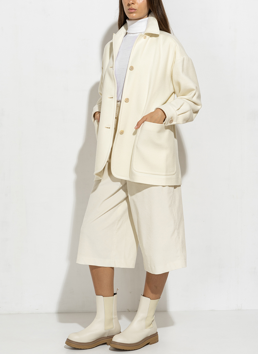Сако 'shirt-style' от алпака и кашмир Max Mara Eligio