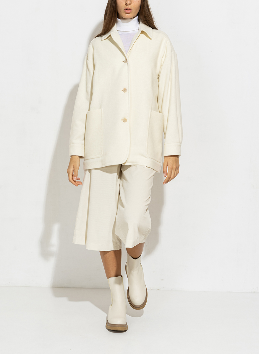 Сако 'shirt-style' от алпака и кашмир Max Mara Eligio