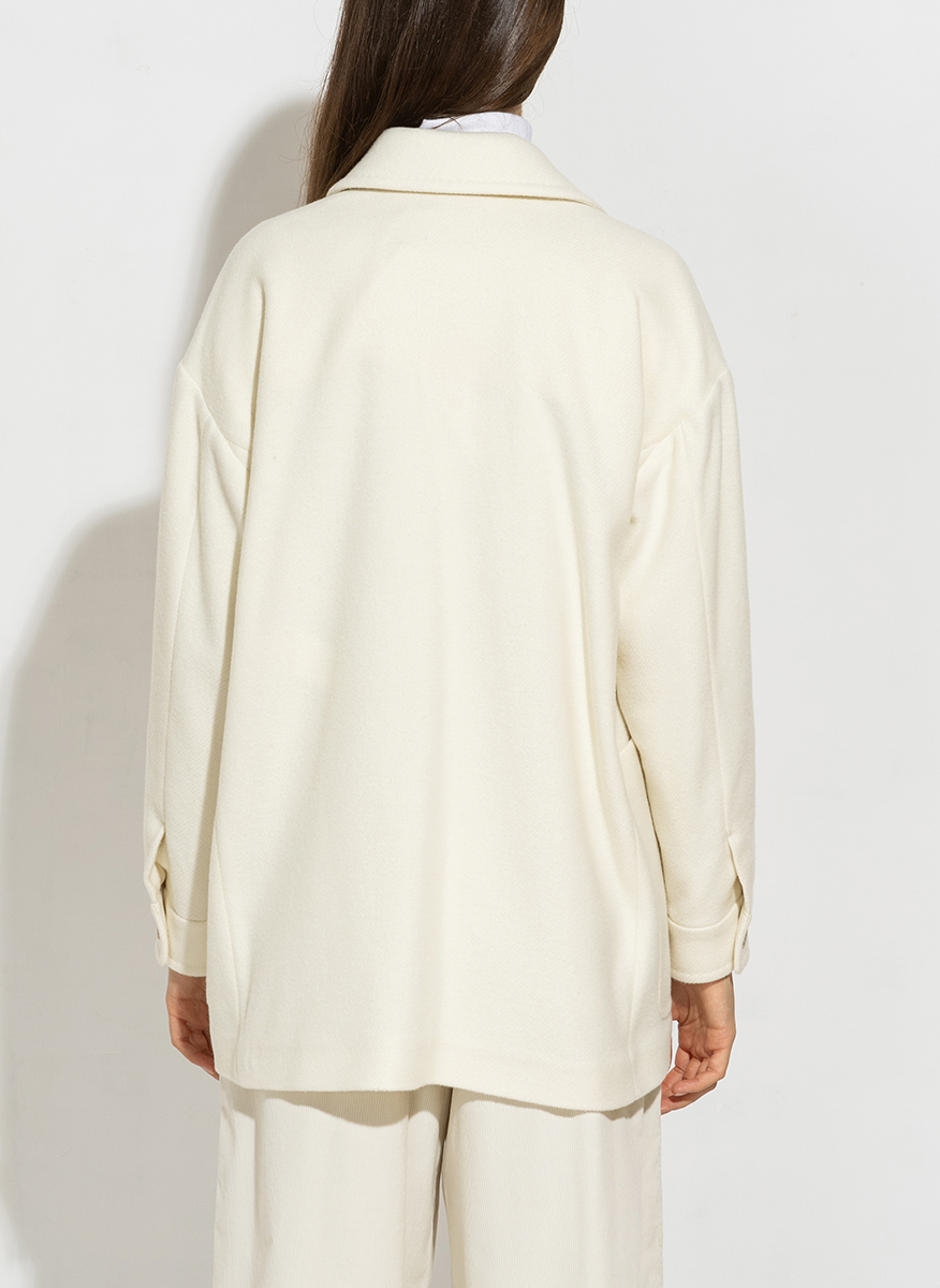 Сако 'shirt-style' от алпака и кашмир Max Mara Eligio