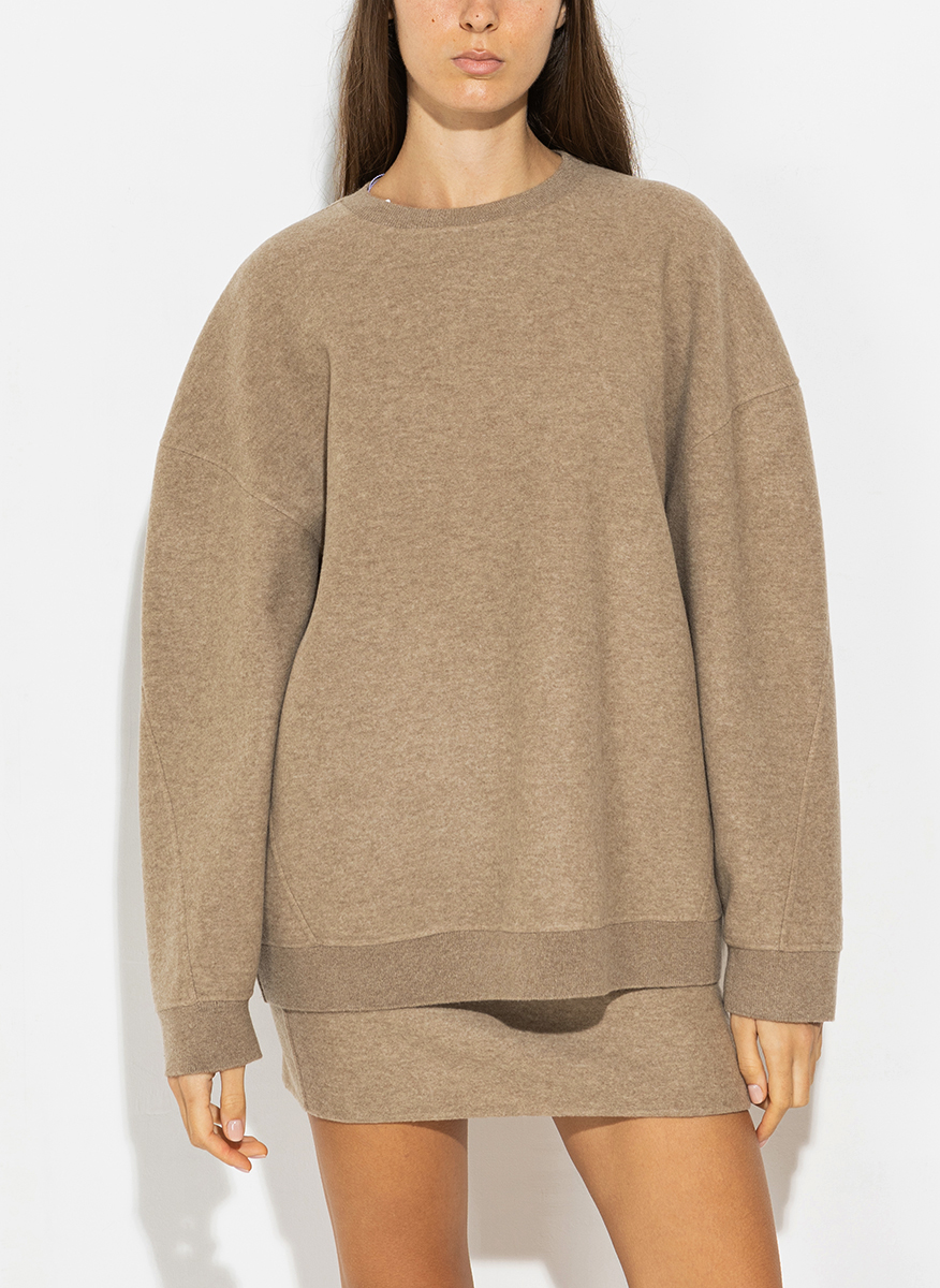 Max Mara slightly oversized crew-neck sweatshirt 