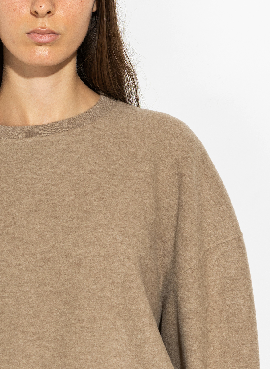 Max Mara slightly oversized crew-neck sweatshirt 