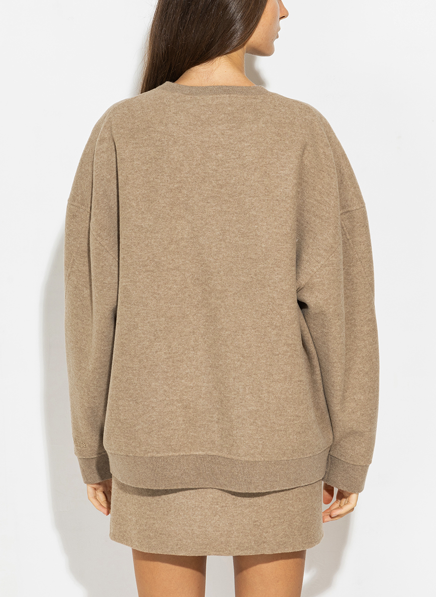 Max Mara slightly oversized crew-neck sweatshirt 