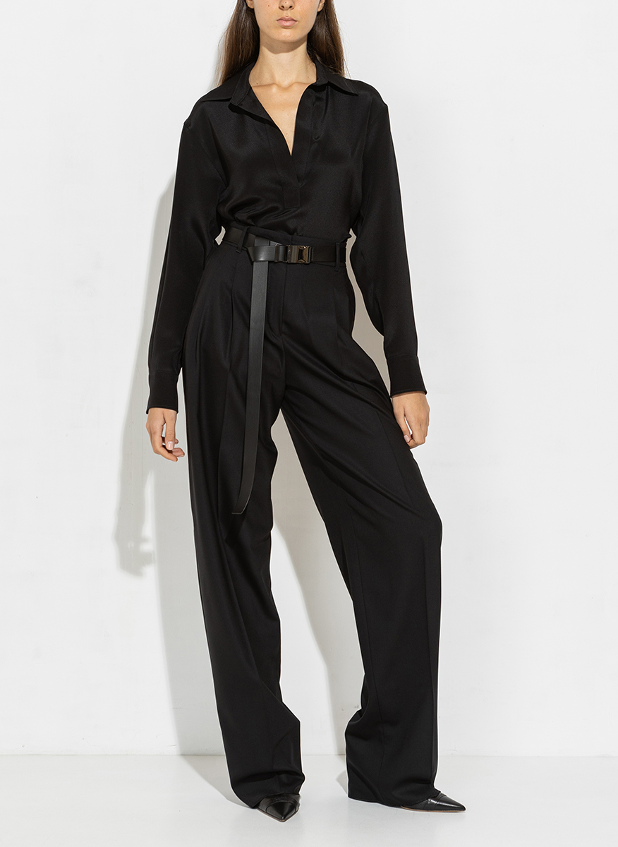 Панталон с колан Max Mara Studio Raid