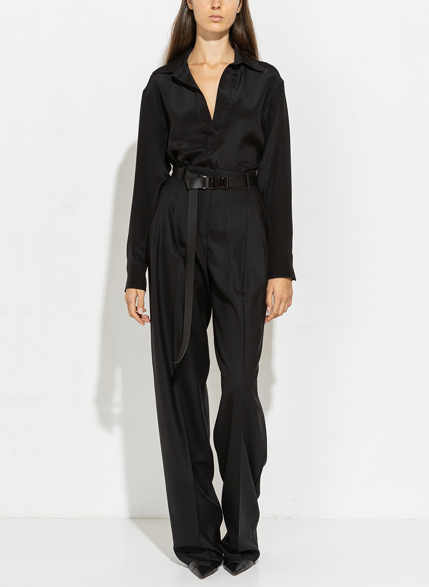 Панталон с колан Max Mara Studio Raid