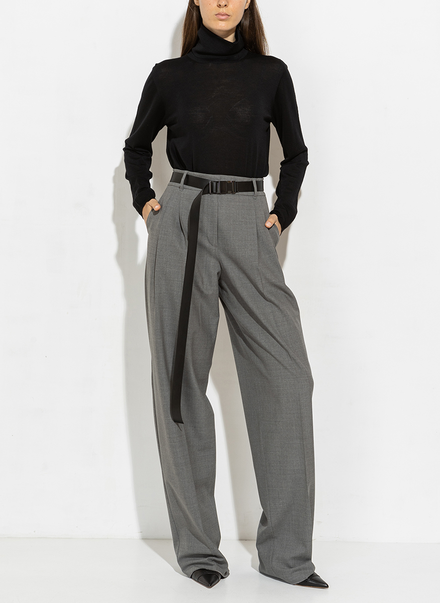 Панталон с колан Max Mara Studio Raid
