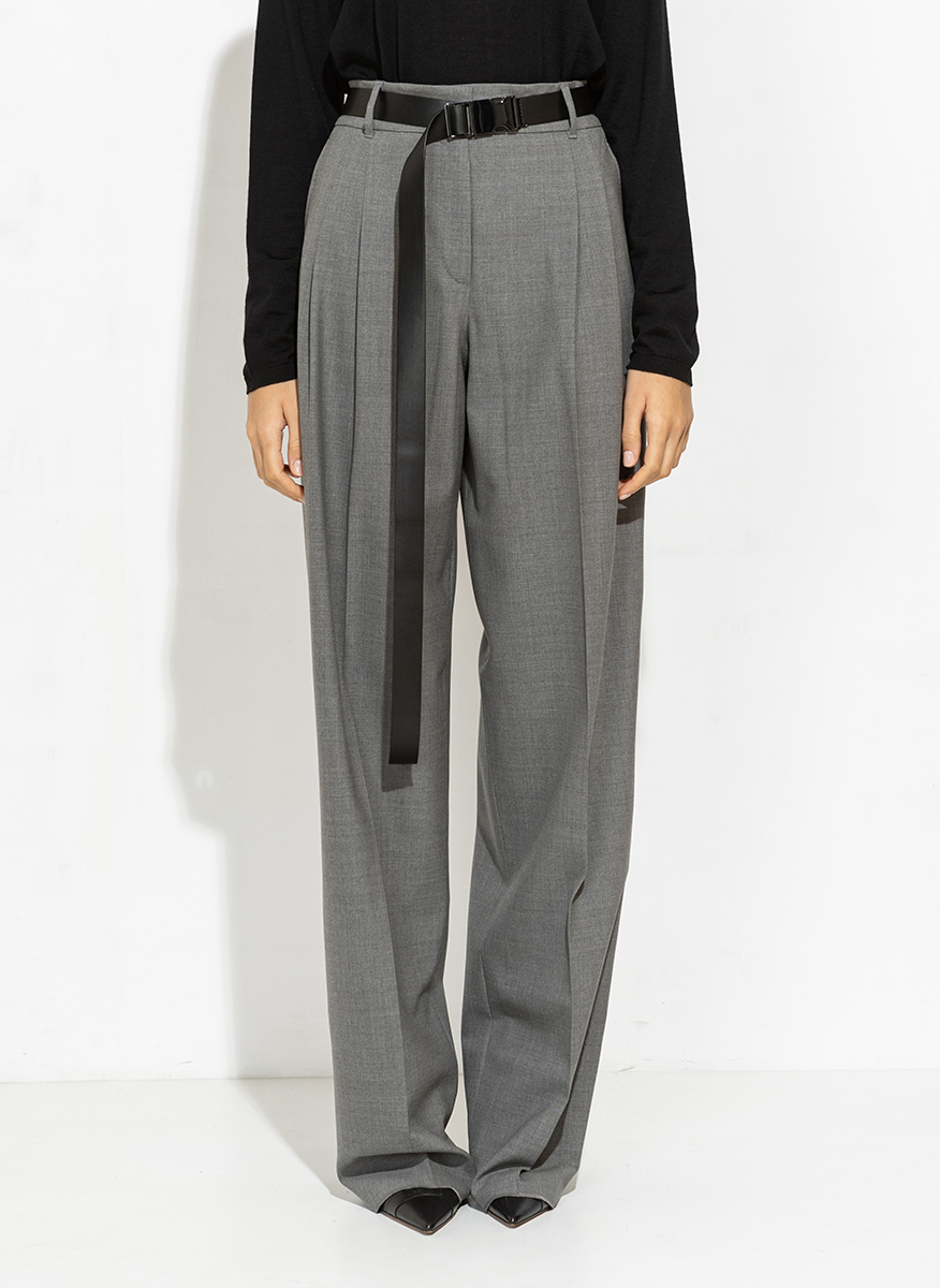 Панталон с колан Max Mara Studio Raid