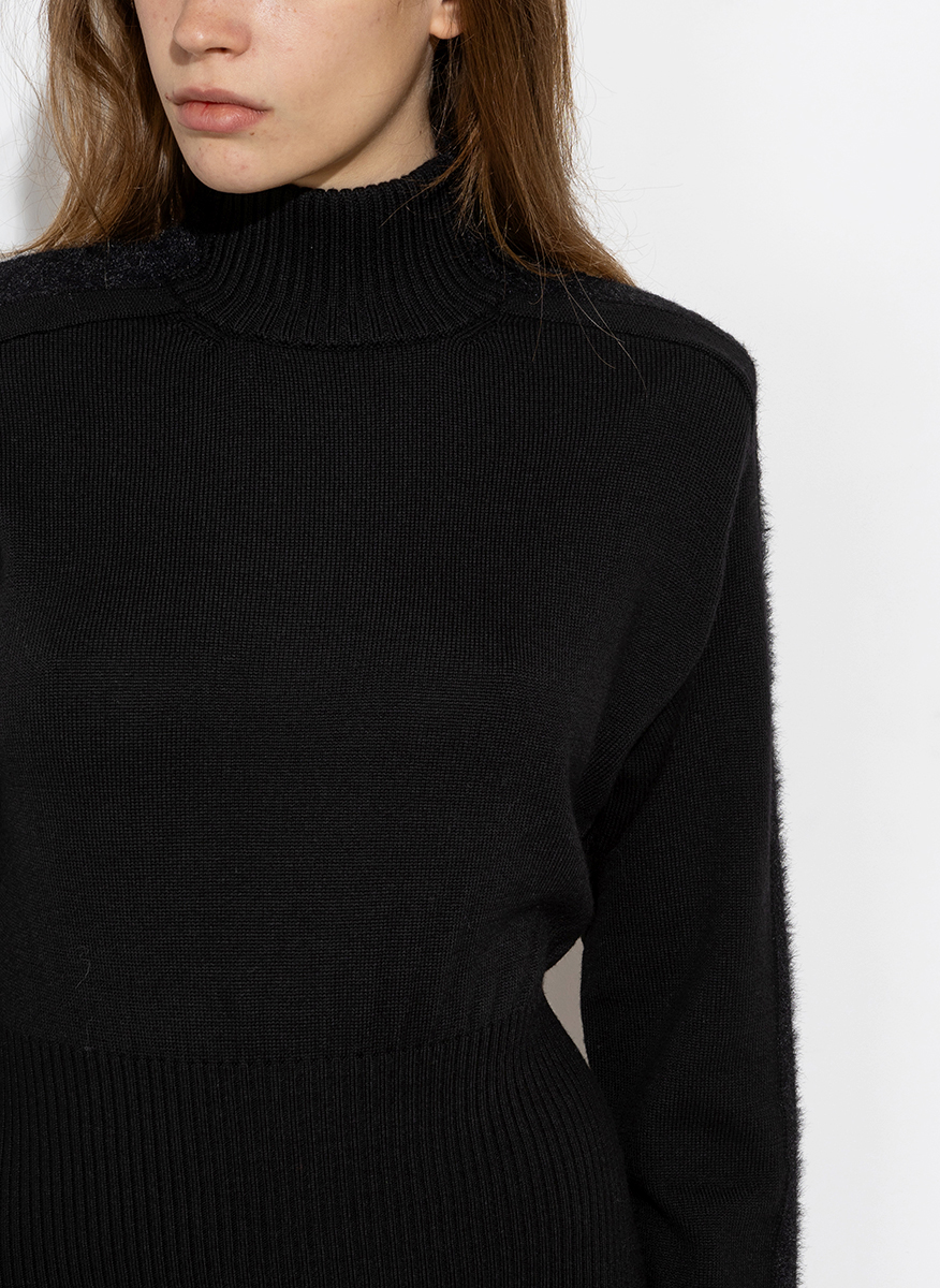 Рокля от фина вълна Sportmax Darma