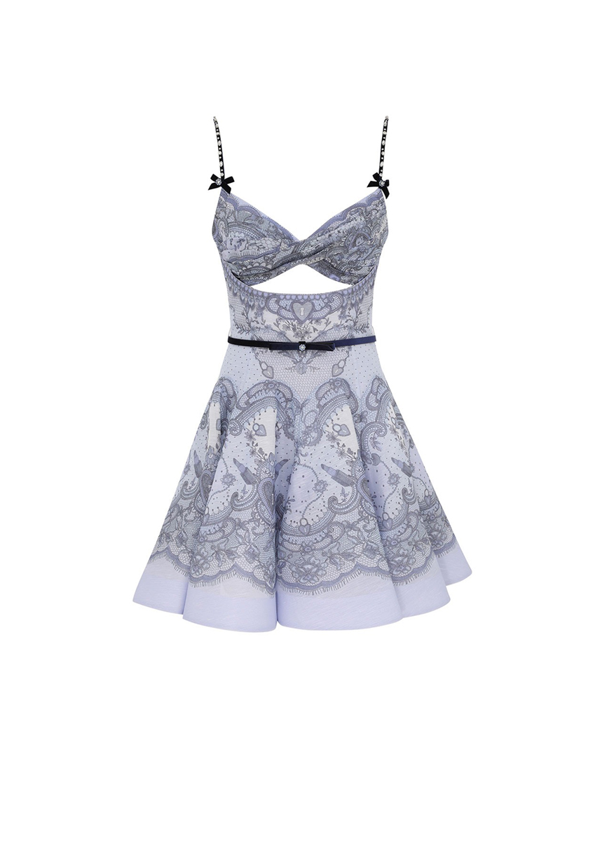 Zimmermann Crush mini dress in linen