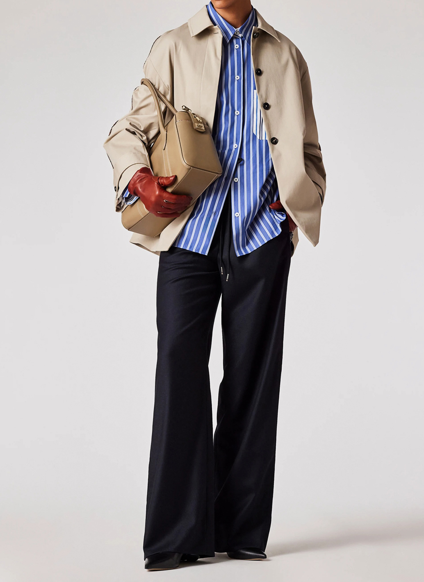 Вълнен панталон с връзки Paul Smith