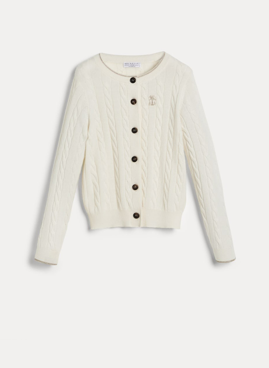 Brunello Cucinelli Kids 12 cashmere cardigan