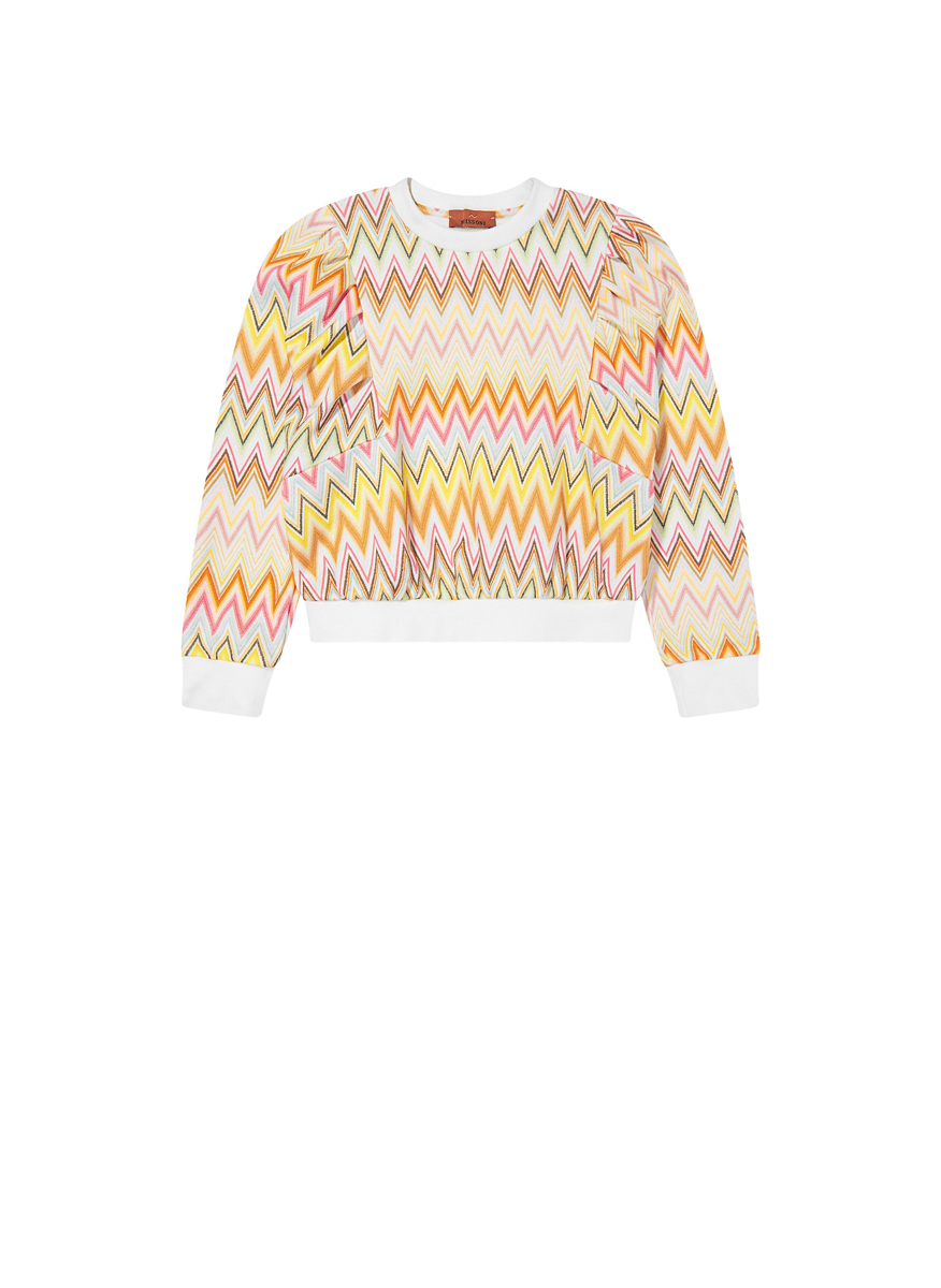 Пуловер с принт 'Zig-Zag' Missoni Kids