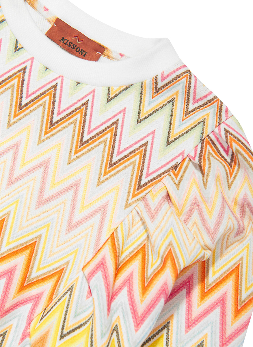 Пуловер с принт 'Zig-Zag' Missoni Kids