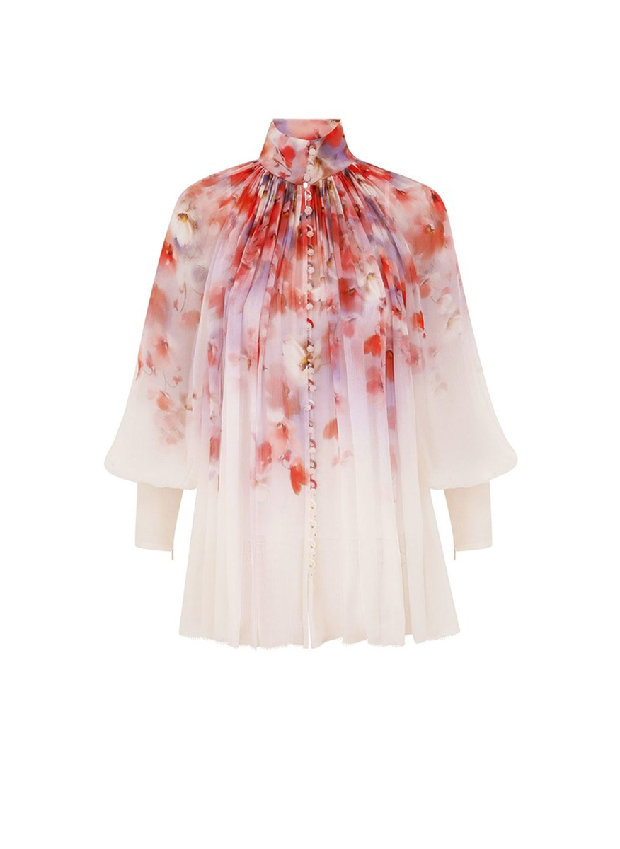 Риза с принт 'Scarlet Floral' Zimmermann