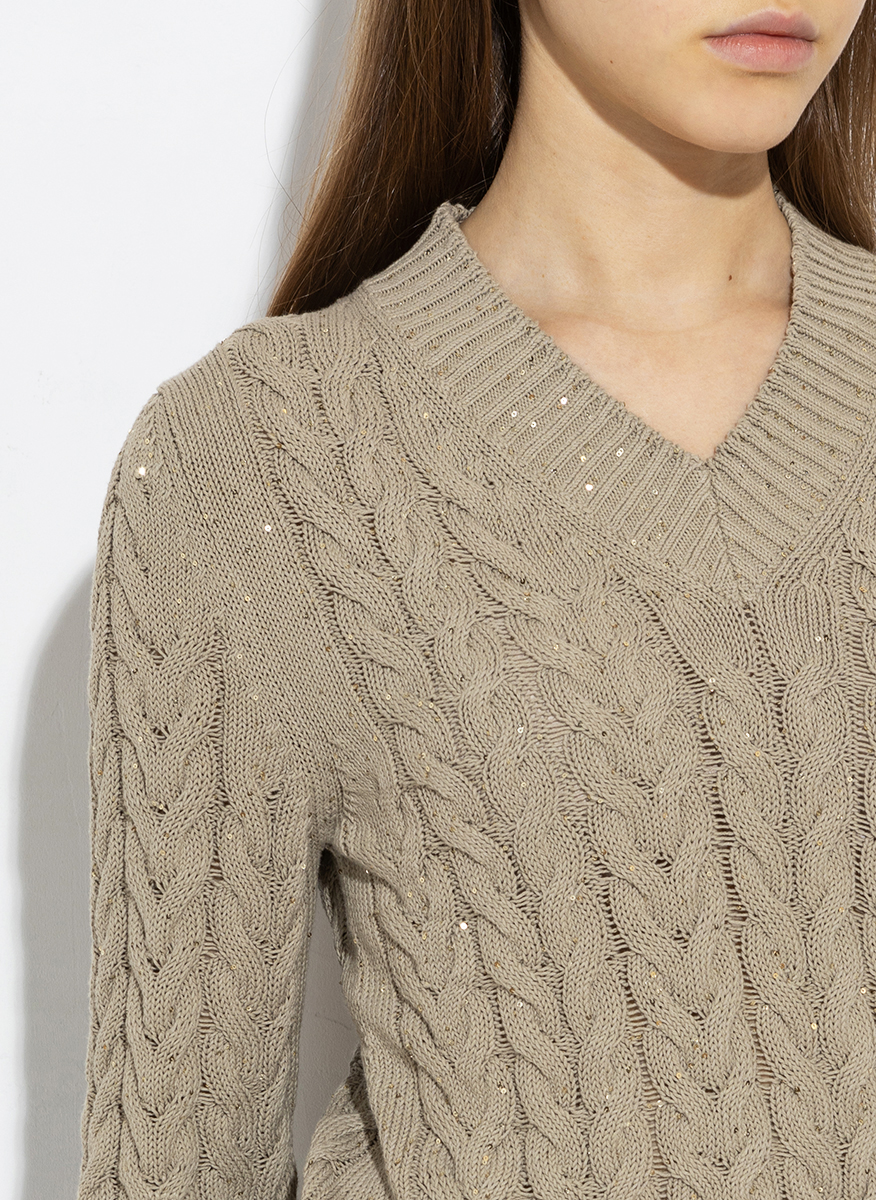 Lorena Antoniazzi sweater in cable-knit