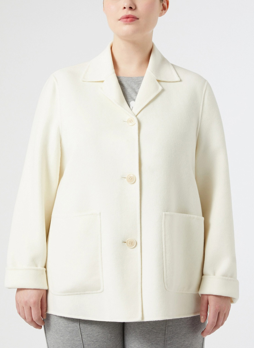 Marina Rinaldi Loris short coat in wool