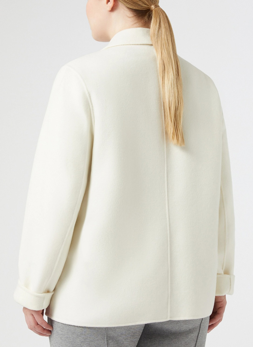 Marina Rinaldi Loris short coat in wool