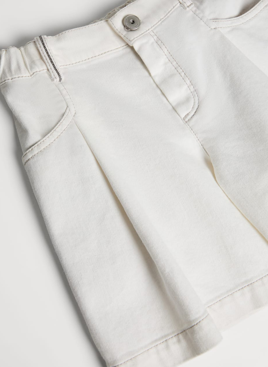 Brunello Cucinelli Kids 12 denim shorts